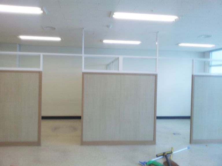 레핑칸막이-유리