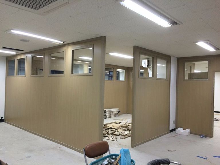 레핑칸막이(오크)